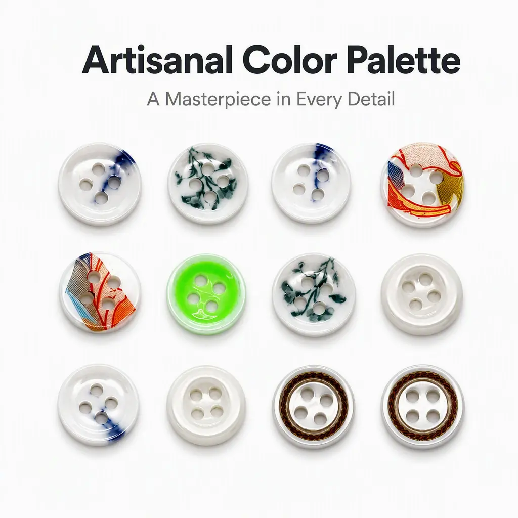 Ceramic button color examples