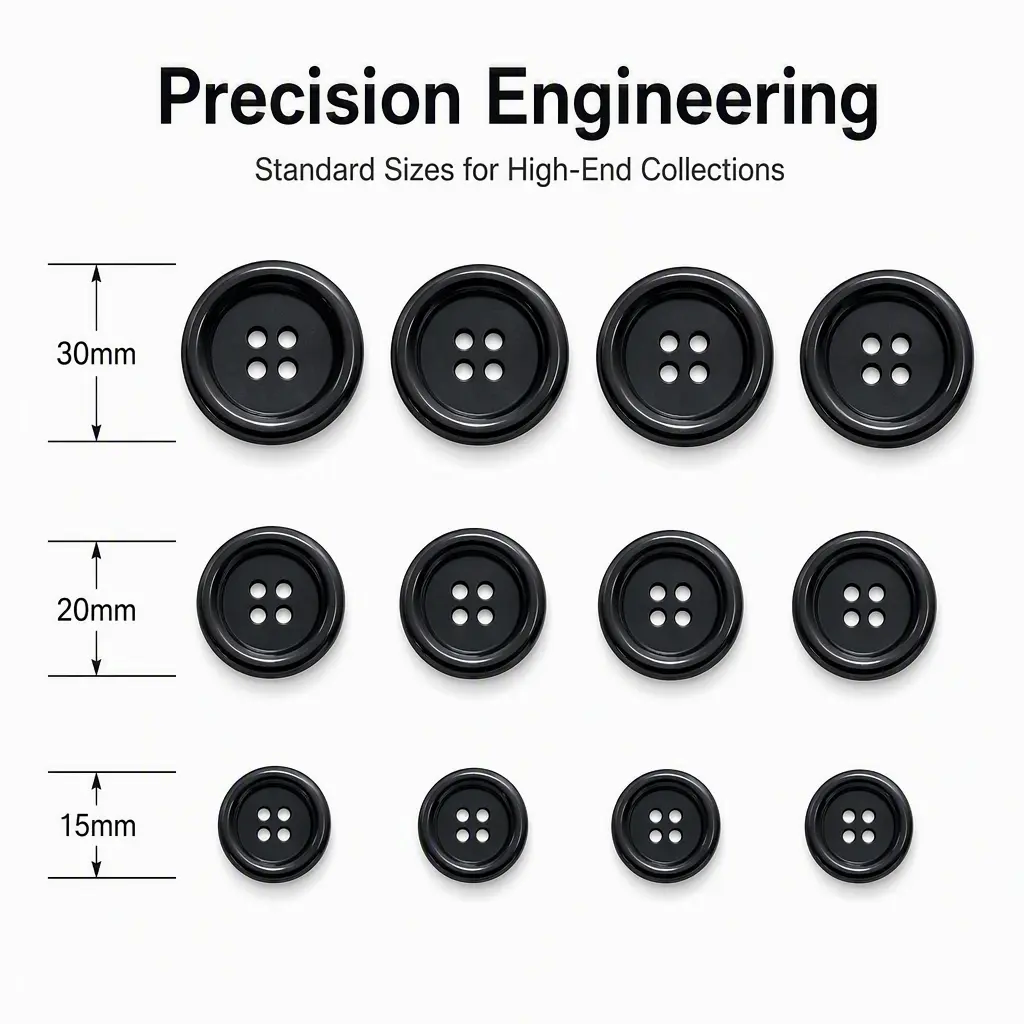 Button diameter reference