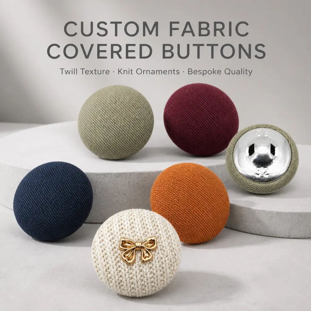 Covered Buttons design examples