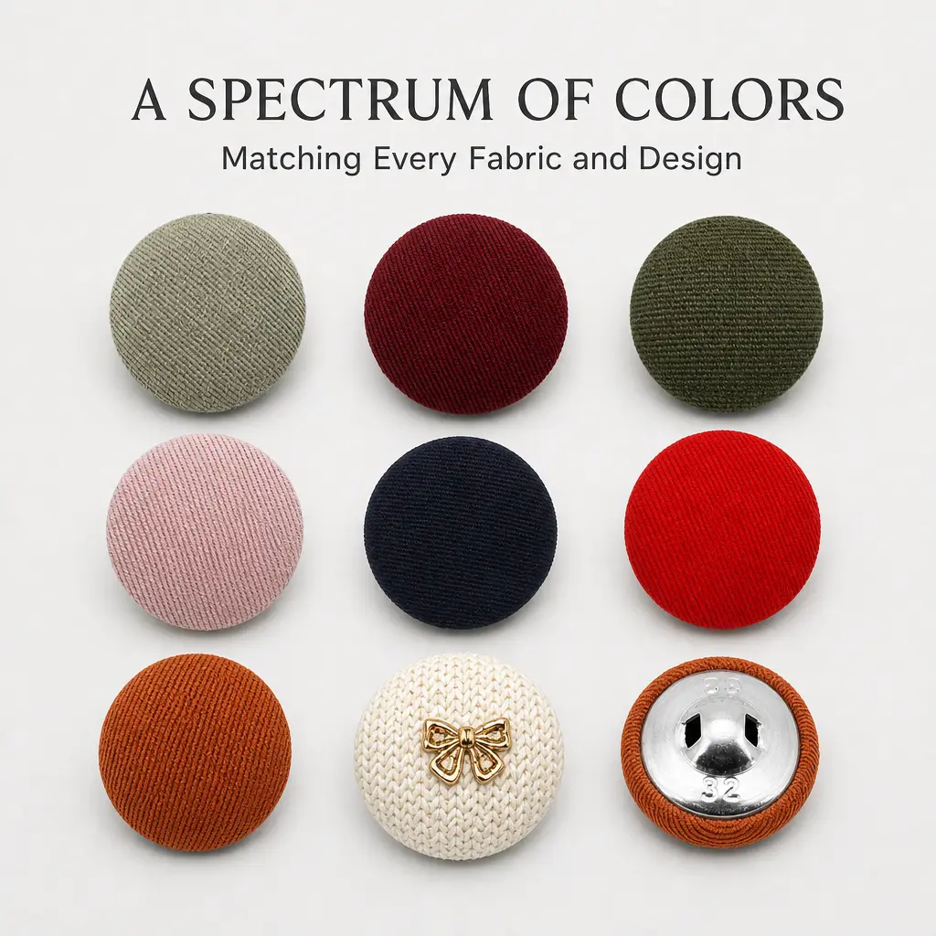 Covered Buttons design examples