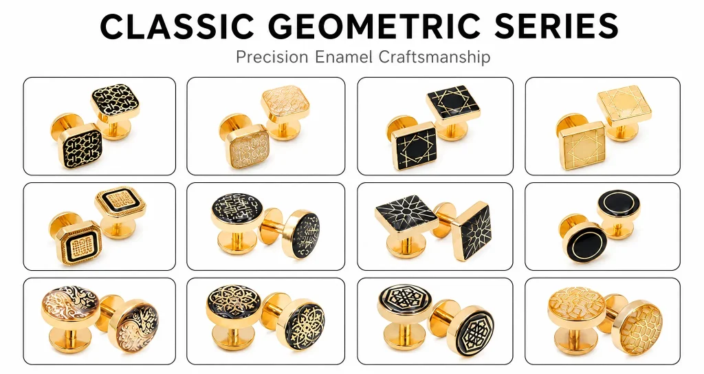 Cufflinks design examples