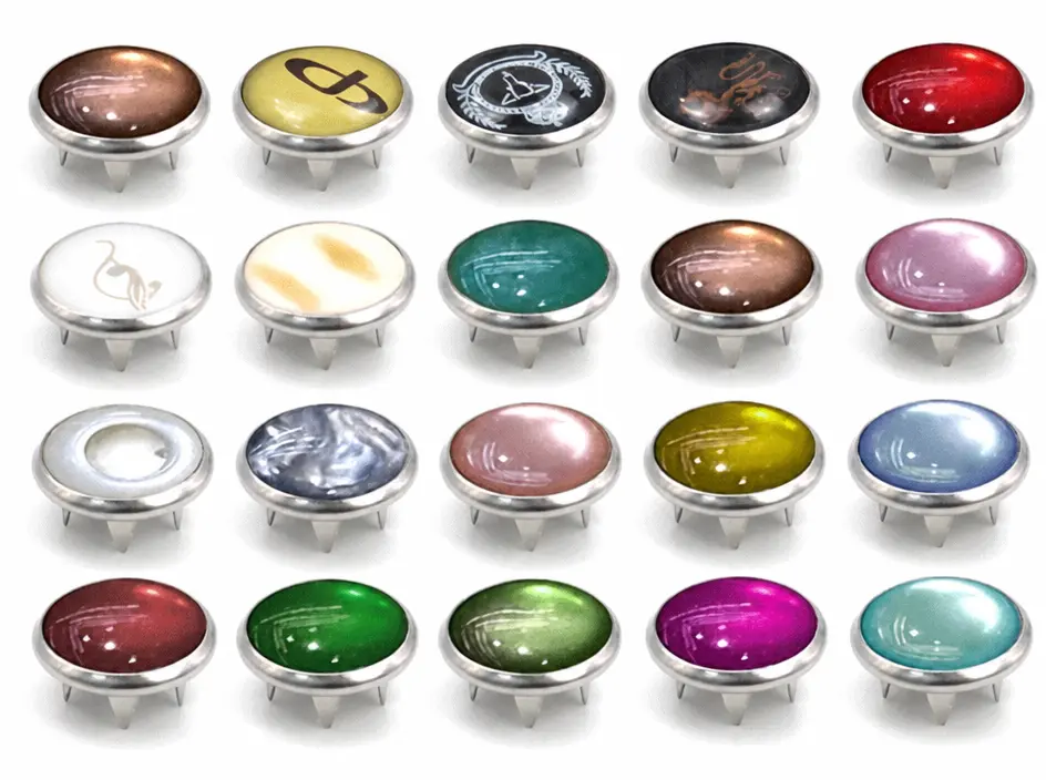 Prong Snap Buttons design examples