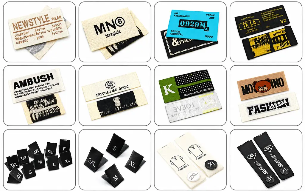 Woven Labels design examples
